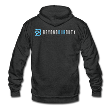 Load image into Gallery viewer, Original Unisex Fleece Zip Hoodie - charcoal gray