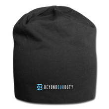 Load image into Gallery viewer, Jersey Beanie - black