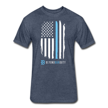 Load image into Gallery viewer, Thin Blue Line - heather navy

