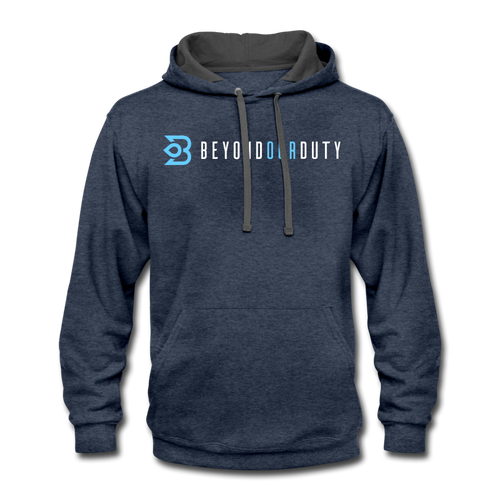 Original Hoodie - indigo heather/asphalt