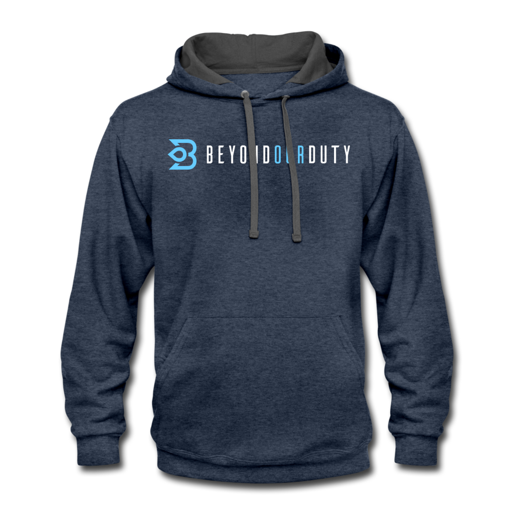 Original Hoodie - indigo heather/asphalt