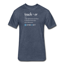 Load image into Gallery viewer, Teacher Definition - heather navy

