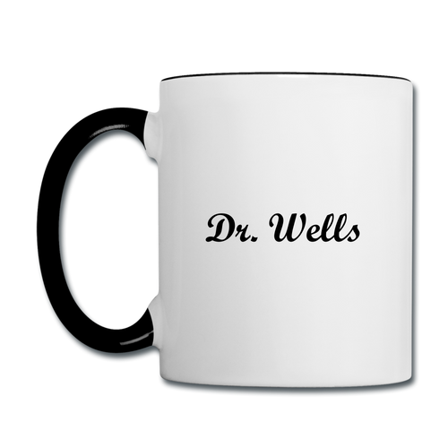 Dr. Wells Coffee Mug - white/black